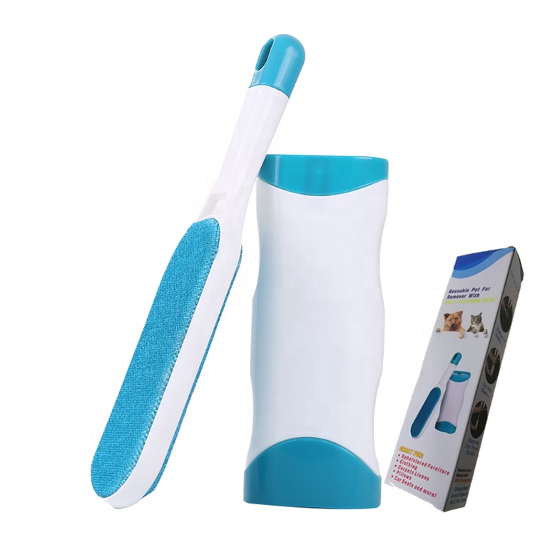 Self Cleaning Pet Brush Dog Hair Remover Pet Hair Lint Remover Brush Double-Sided Pet Fur Remover